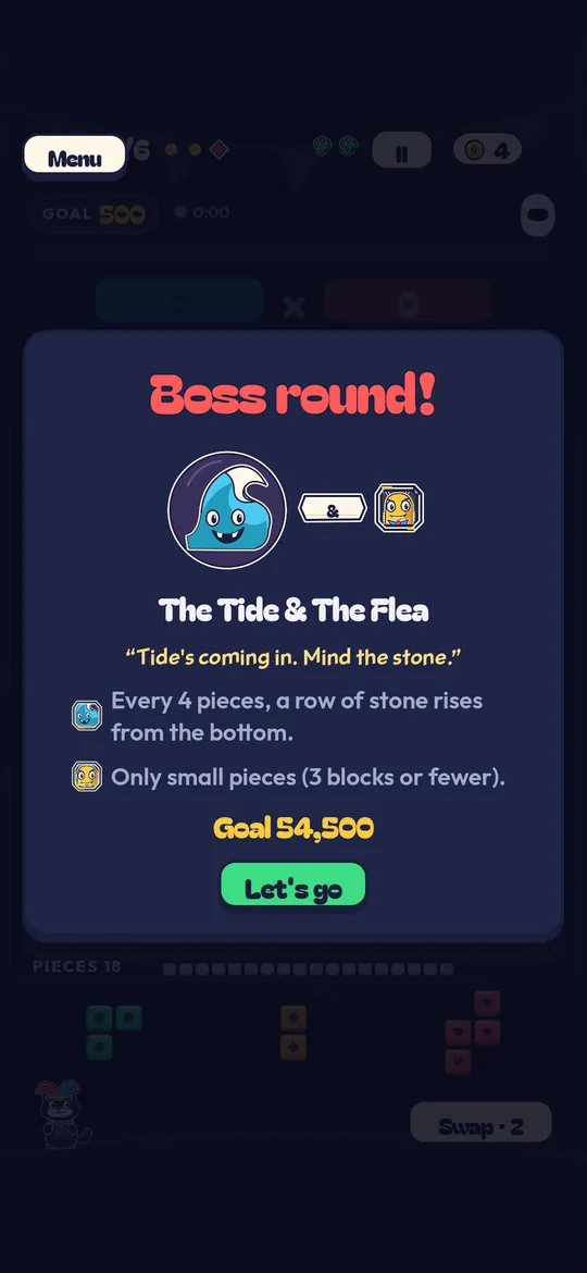 A boss round with two bosses and their rules